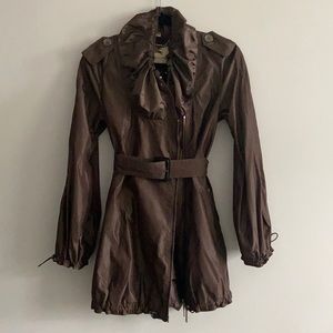 NWOT S Burberry Trenchcoat, Bronze Metallic Ltd Ed